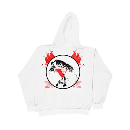 Kodak Black x Vlone 47 White Hoodie