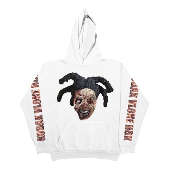 Kodak Black x Vlone Zombie White Hoodie