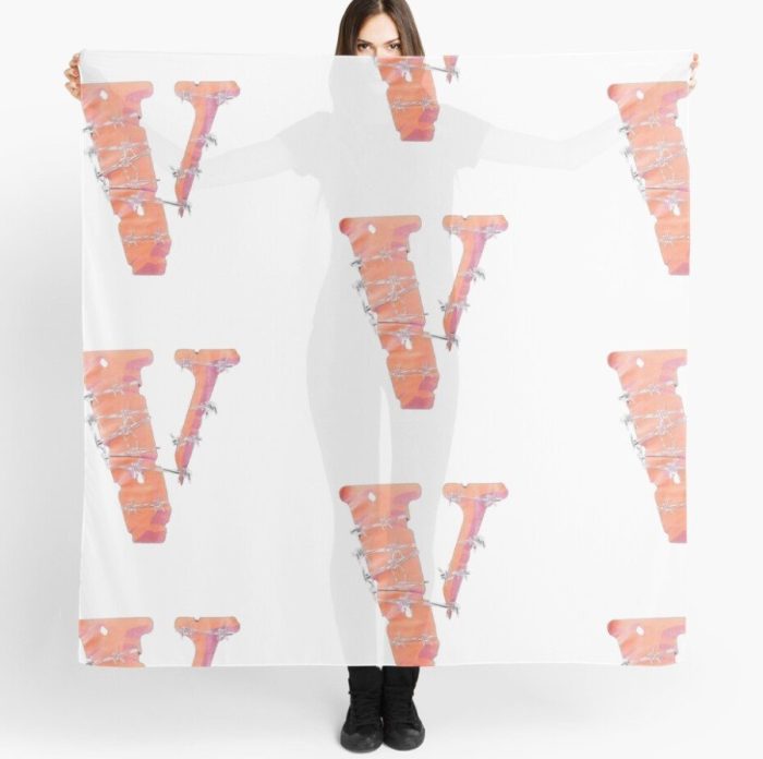 Vlone Label Lighting Scarf