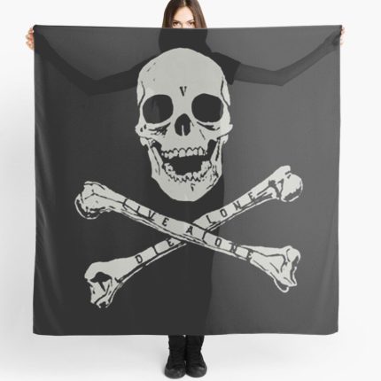 Vlone Line Alone Die Alone Scarf