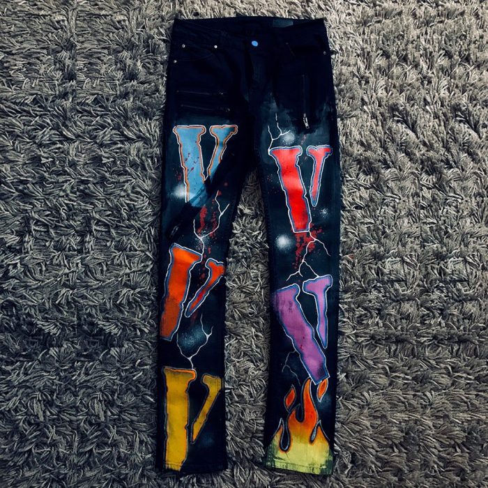 VLONE Light Sutfin V Printed Pants