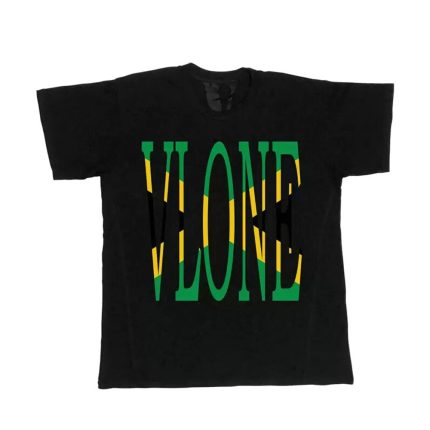 Vlone Jamaica Staple Black Large Tee