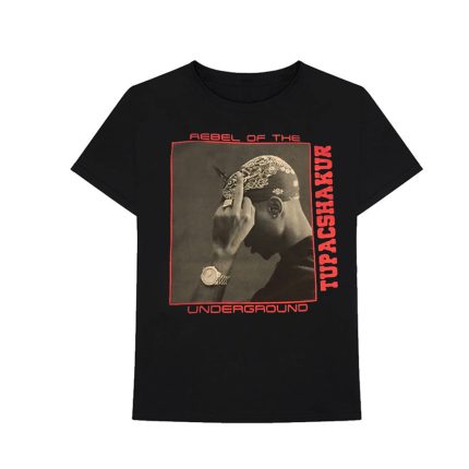 Vlone x Tupac Rebel Of The Underground Tee - Black