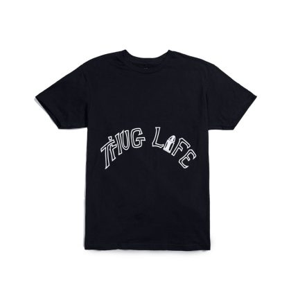 Vlone x Tupac Thug Life Tattoo Black T-Shirt