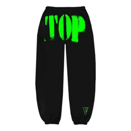 YoungBoy NBA x Vlone Green TOP Black Sweatpants